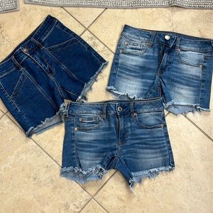 3 pairs off women shorts